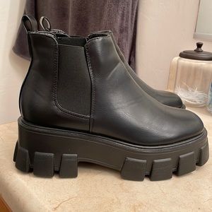 Nasty gal chunky booties